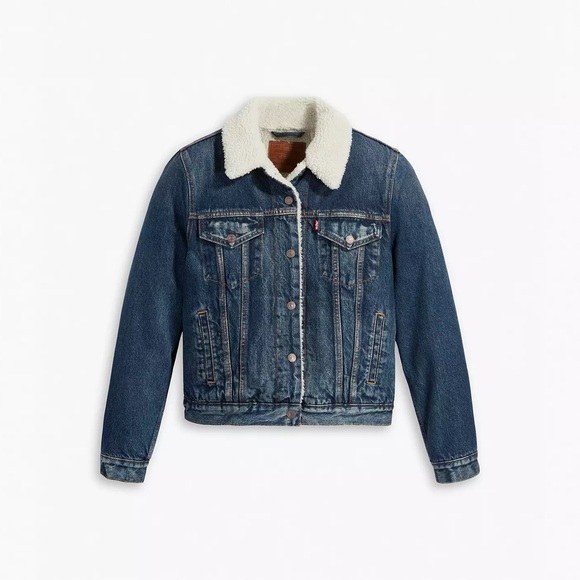 Levi’s Originals Women’s Sherpa Trucker Jacket - Picture 2 of 13